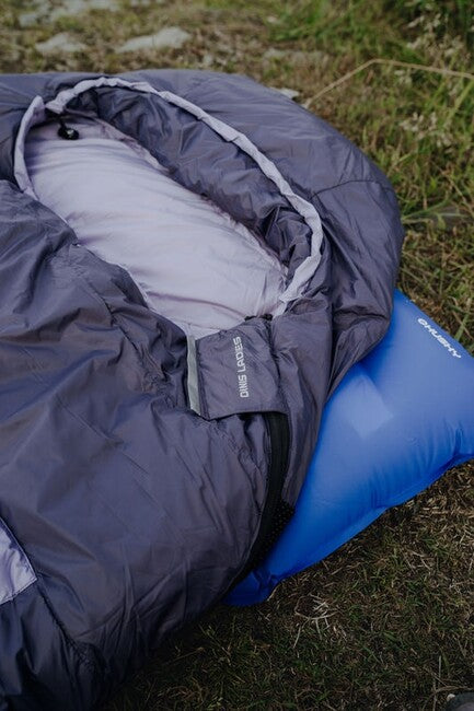 HUSKY Dinis Ladies women's down three-season sleeping bag -10, blue/pink