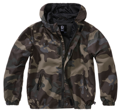 Brandit Summer Frontzip Windbreaker otroška jakna, darkcamo