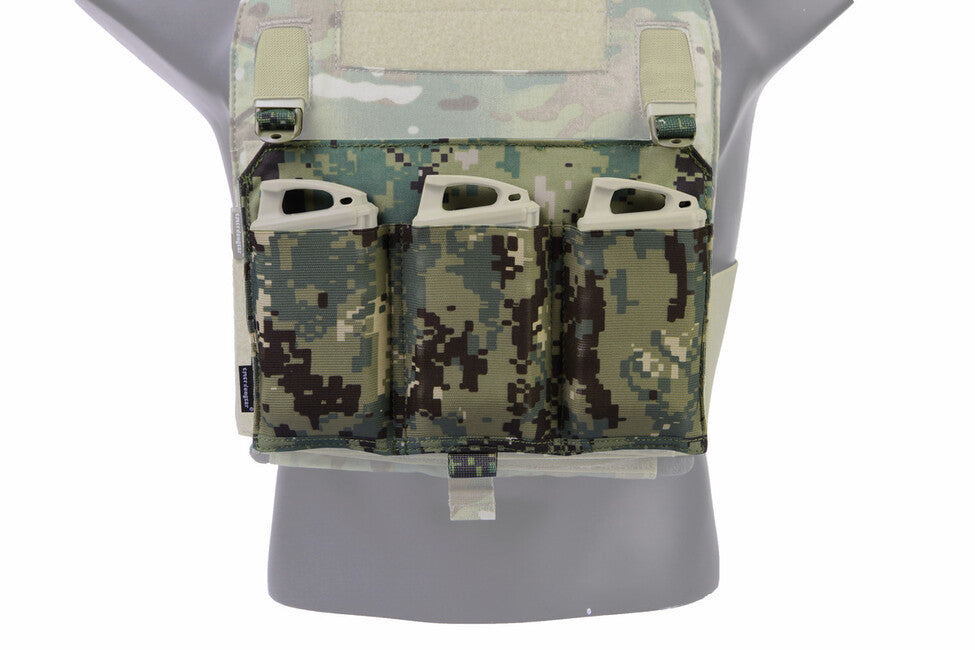 Emersongear Triple M4 Magazine Panel Tactical Vest, Black 500D