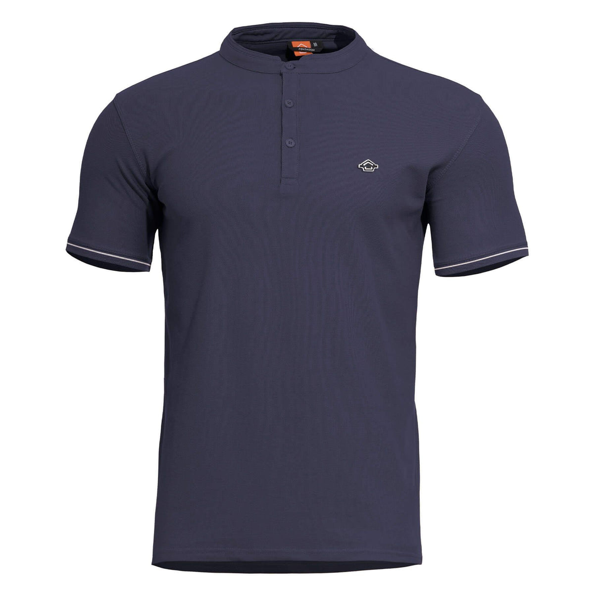 Pentagon Levantes Henley Stripes μπλουζάκι, ναυτικό μπλε