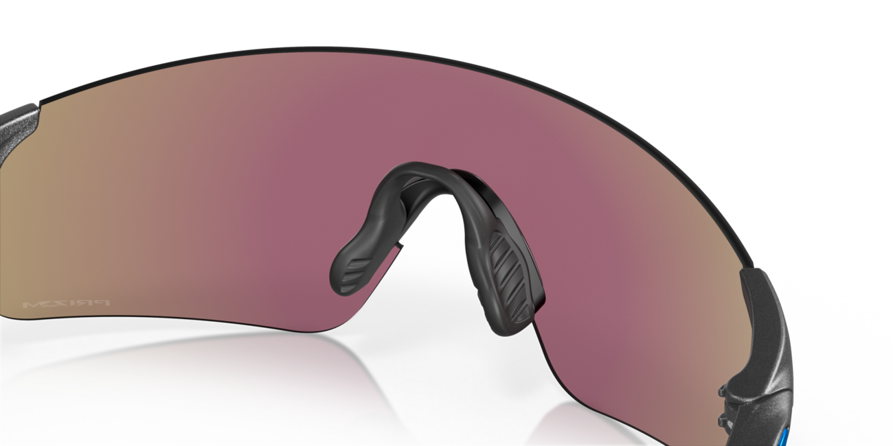 Oakley EVZERO BLADES sončna očala s okvirjem Steel in stekli Prizm Sapphire