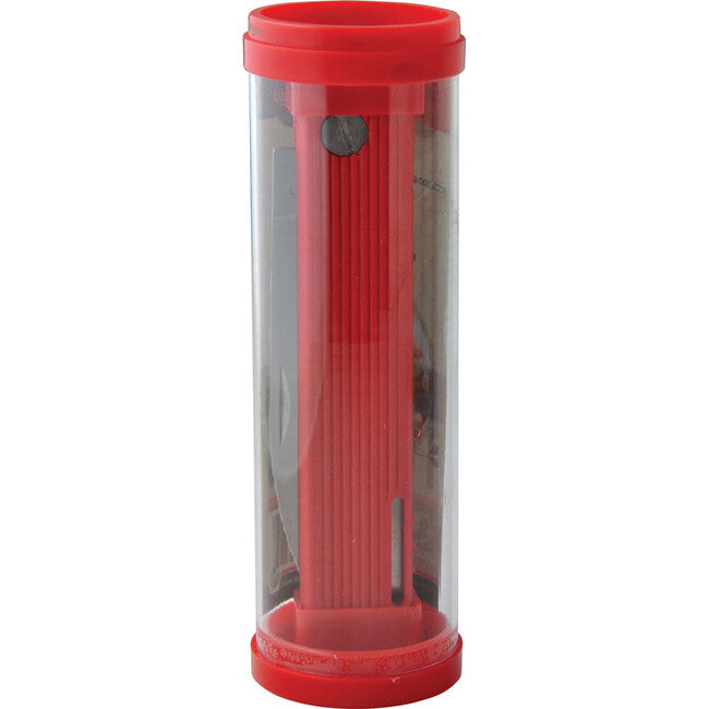 Baladeo ECO351 Papagayo žepni nož 7 rezilo,5 cm, jeklo 420, ročaj TPE, rdeča