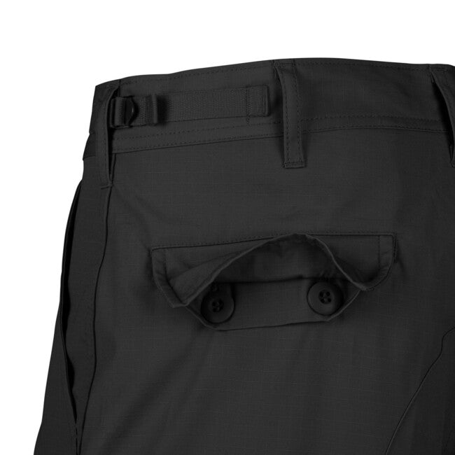 Helikon-Tex BDU črne kratke hlače PolyCotton Ripstop
