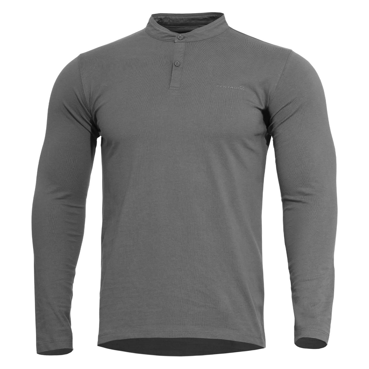 Pentagon Romeo Henley 2.0 majica z dolgimi rokavi, siva