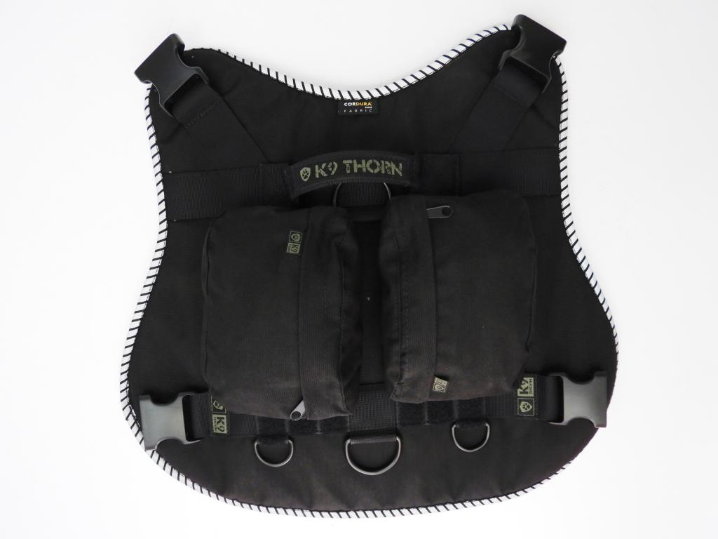 K9 Thorn postroj s reflexným prvkom Echo M, čierna