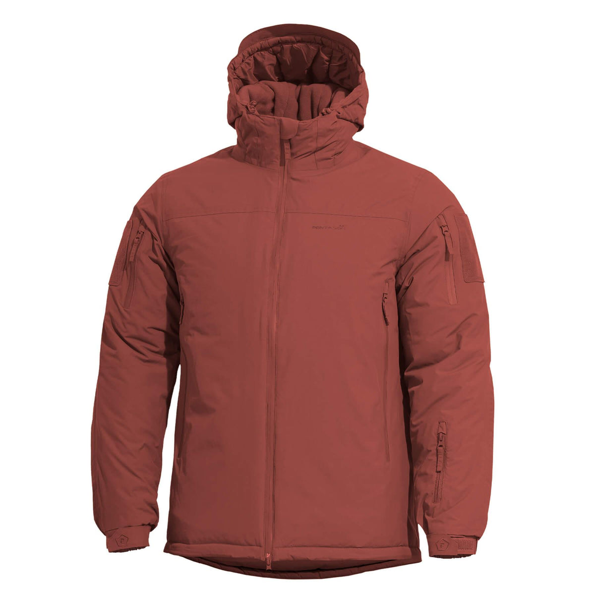 Pentagon Hoplite Parka men's winter jacket, maroon red