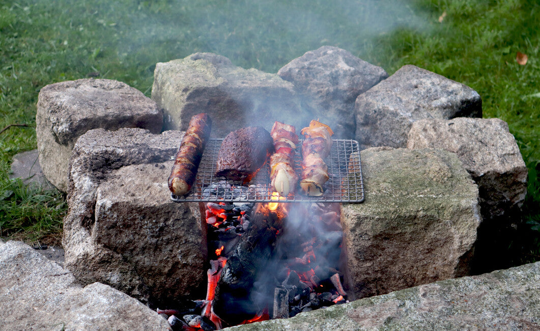 Origin Outdoors Titan titanski grilovalni rošt z obešanjem