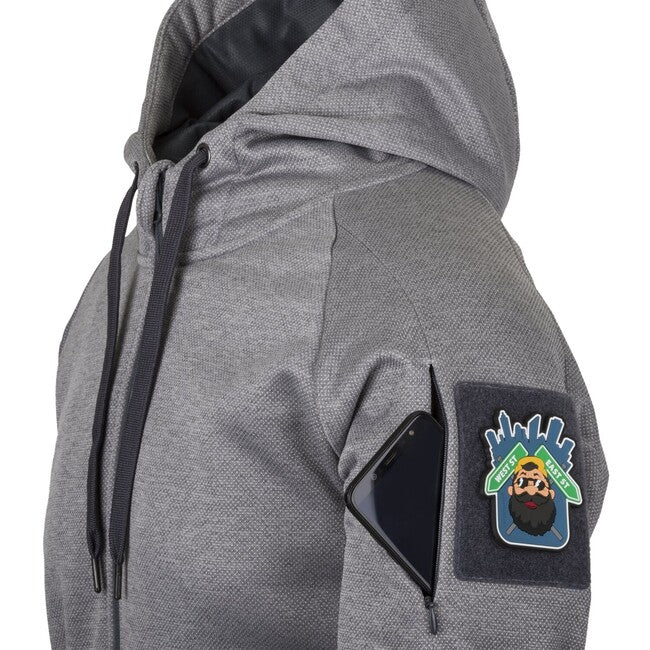 Helikon-Tex URBAN TACTICAL HOODIE pulover s kapuco (FullZip), črna