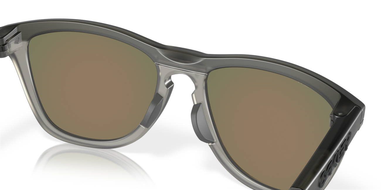 Oakley FROGSKINS RANGE Sunglasses, Matte Grey Smoke/Grey Ink Frame, Prizm Ruby Lenses, 55