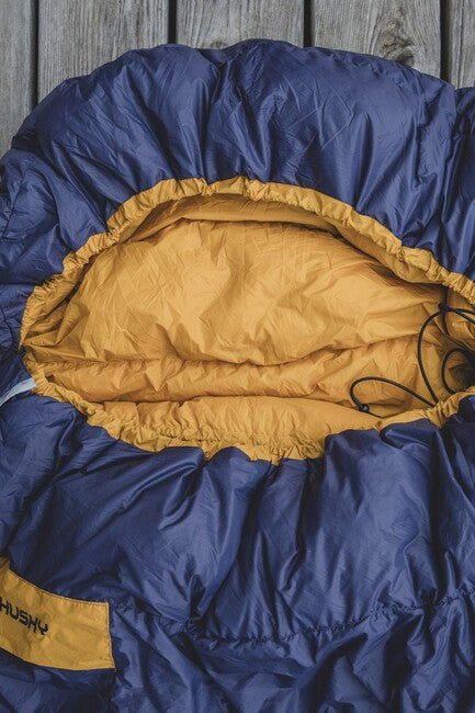 HUSKY Drafy papirnat zimski spalna vreča -20, modra/oranžna