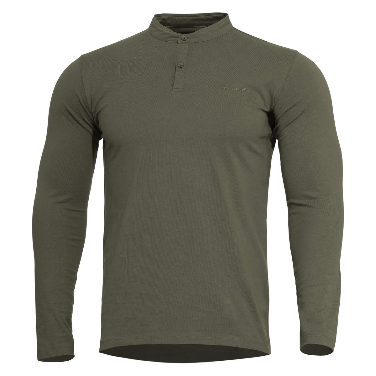 Pentagon Romeo Henley 2.0 majica z dolgimi rokavi, olivno zelena