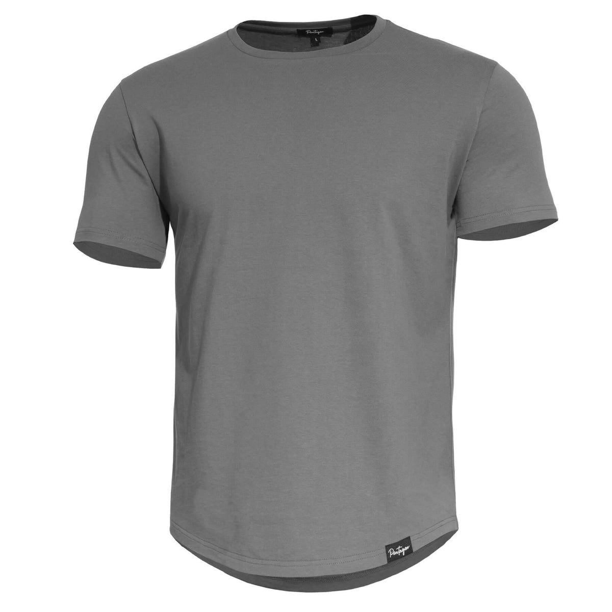 Pentagon Long Cut T-Shirt, Grey