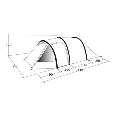 Outwell Earth Tent 3 Person Blue-Green