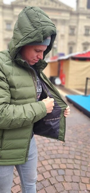 HUSKY Donnie papirna jakna moški, khaki