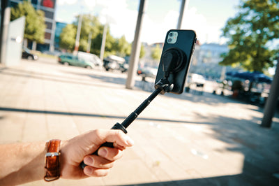 Fidlock stativ nosilec za pametni telefon 2v1, črn