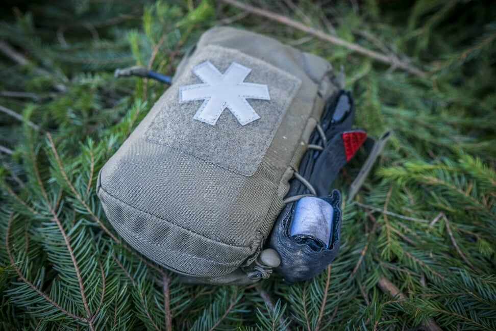 Helikon-Tex Modular Individual First Aid Kit Pouch, Cordura, PenCott SnowDrift™