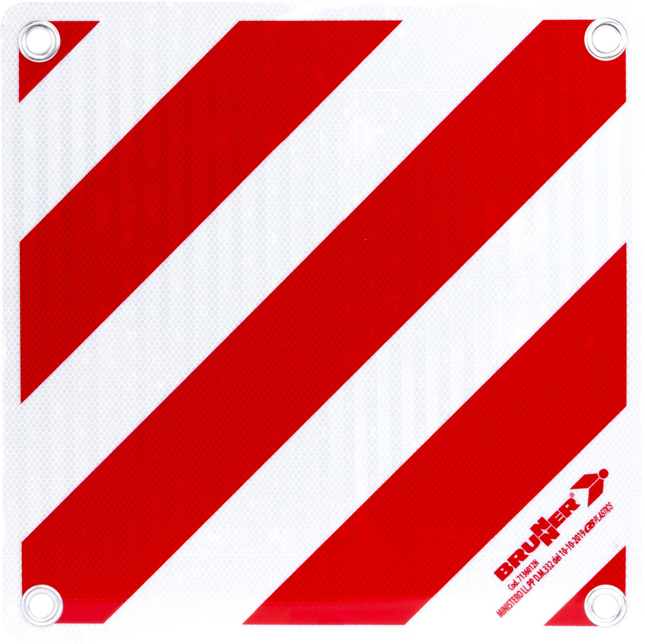 Brunner Zebra ALU oznaka za zasegajoči tovor