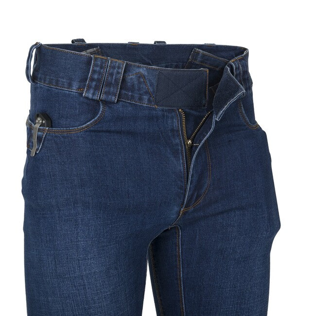 Helikon-Tex COVERT hlače taktične Denim Mid, Vintage Worn Blue
