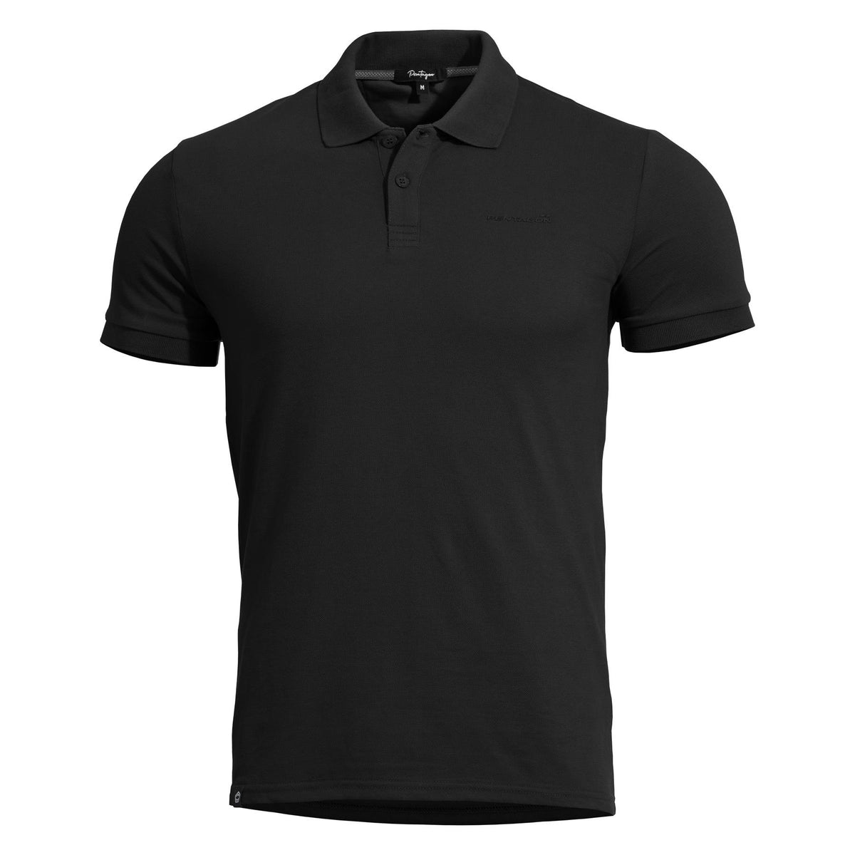Pentagon Moth Piquet polo majica, črna