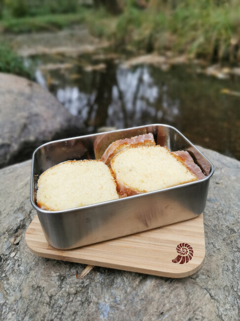 Origin Outdoors Bamboo kosilo v škatli iz nerjavečega jekla 1,2 l