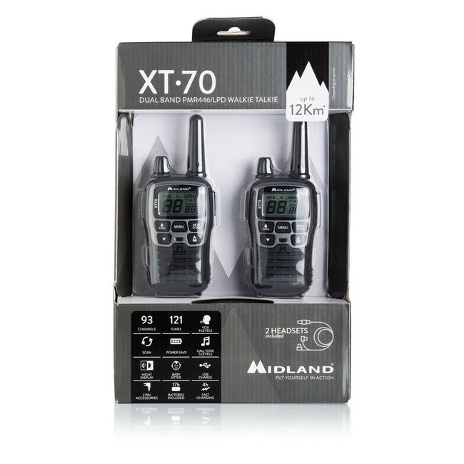 Midland PMR XT70 oddajnik - 2 kos