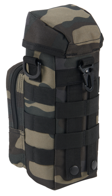 Brandit Molle II ovoj za steklenico s torbico, darkcamo