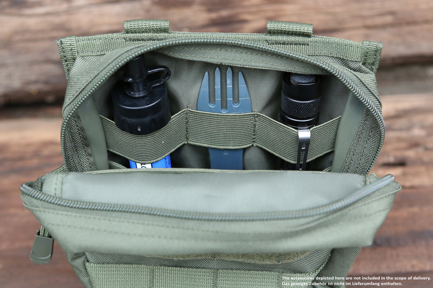 Brandit Molle Cross Pouch, Dark Camo