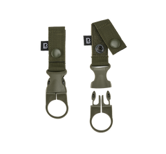 Brandit MOLLE Bottle Holder 2 Pack, Olive