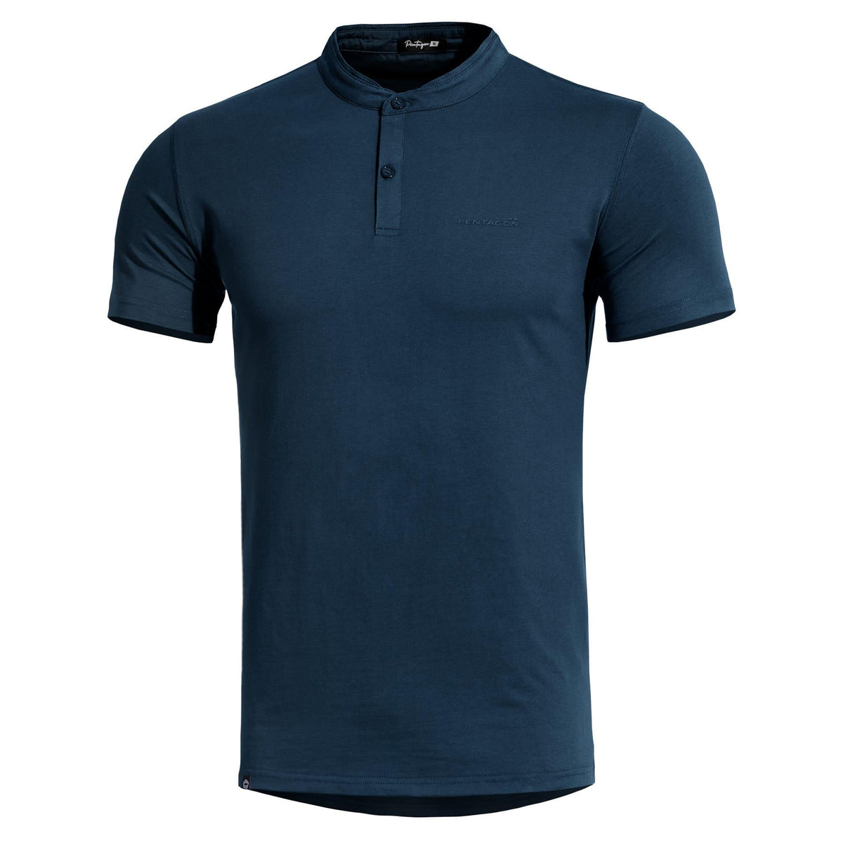 Pentagon Romeo Μπλουζάκι Henley, σκούρο μπλε