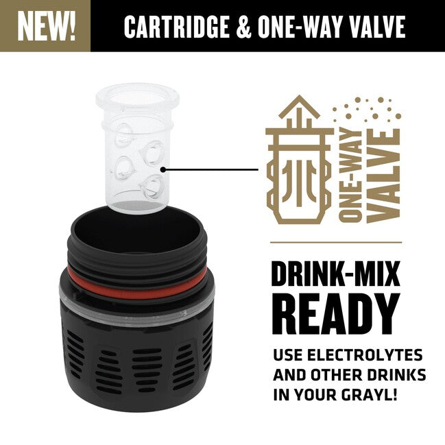 GRAYL UltraPress™ Purifier filtrirna steklenica Titanium, črna