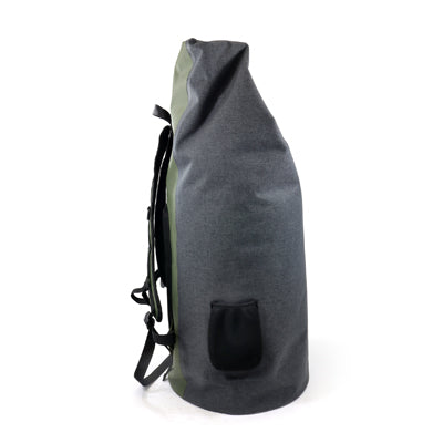 BasicNature vodoodporna torba 90 L, sivozelen