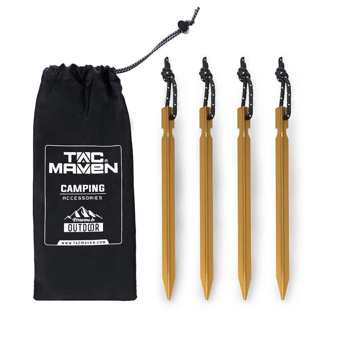 Pentagon Tent Pegs, Orange