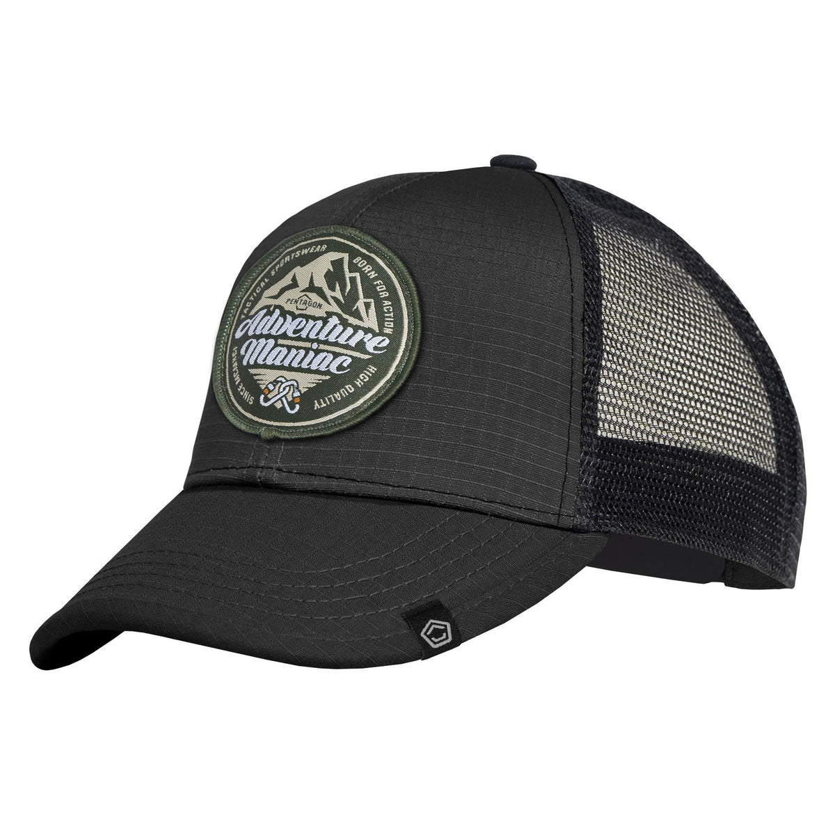 Pentagon Adventure Maniac Cap, Black