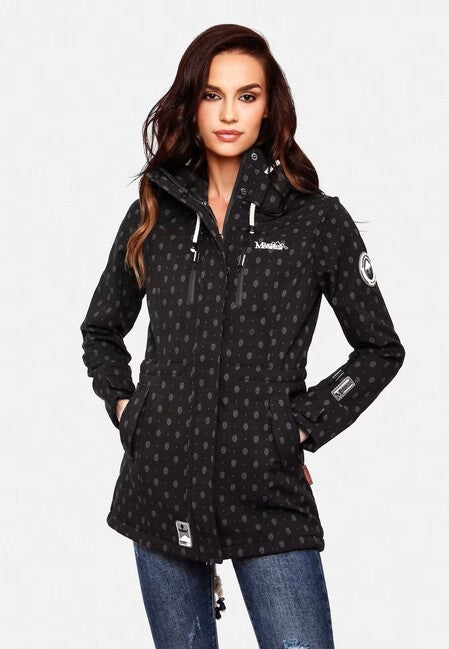 Marikoo ZIMTZICKE P softshell jakna s kapuco ženski zimska