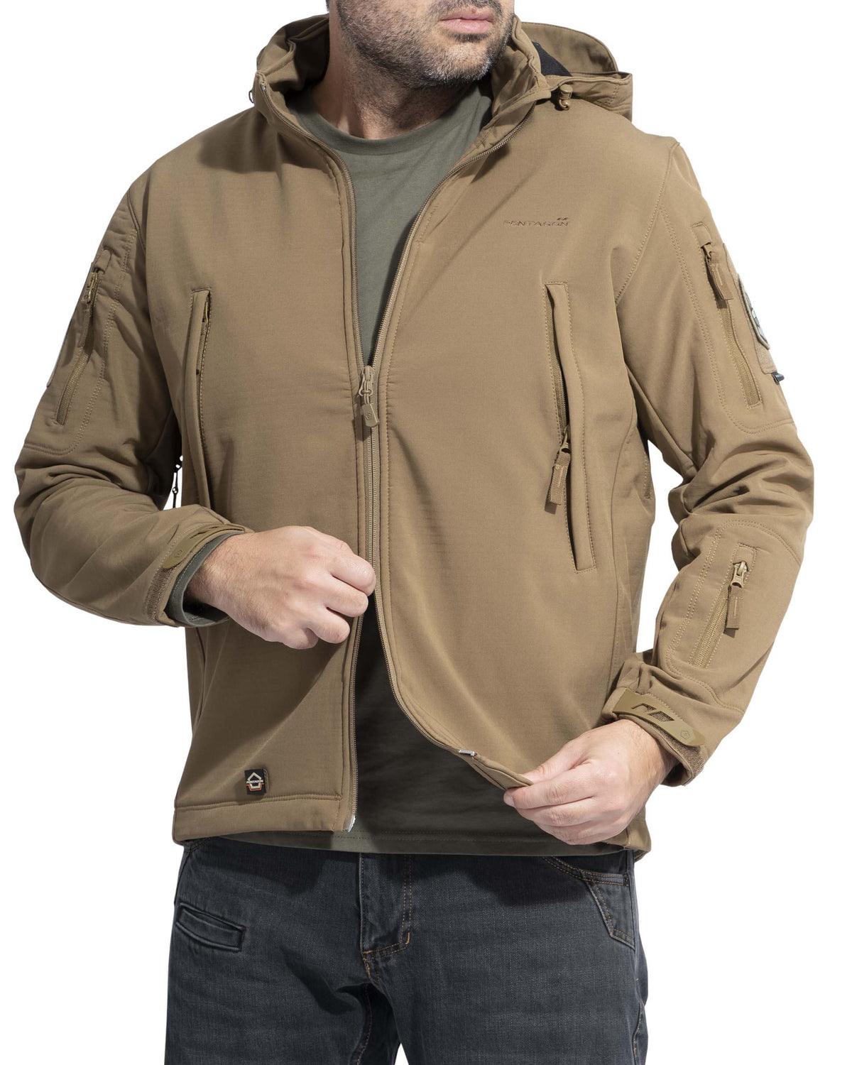 Pentagon Artaxes moška jakna, Camo green