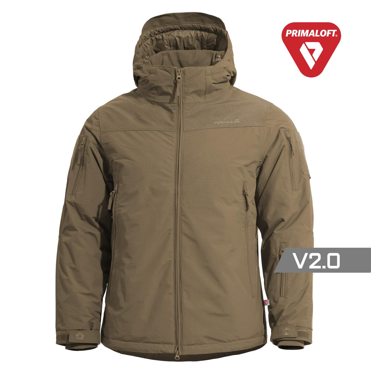 Pentagon LCP V2.0 men's winter jacket Primaloft, coyote