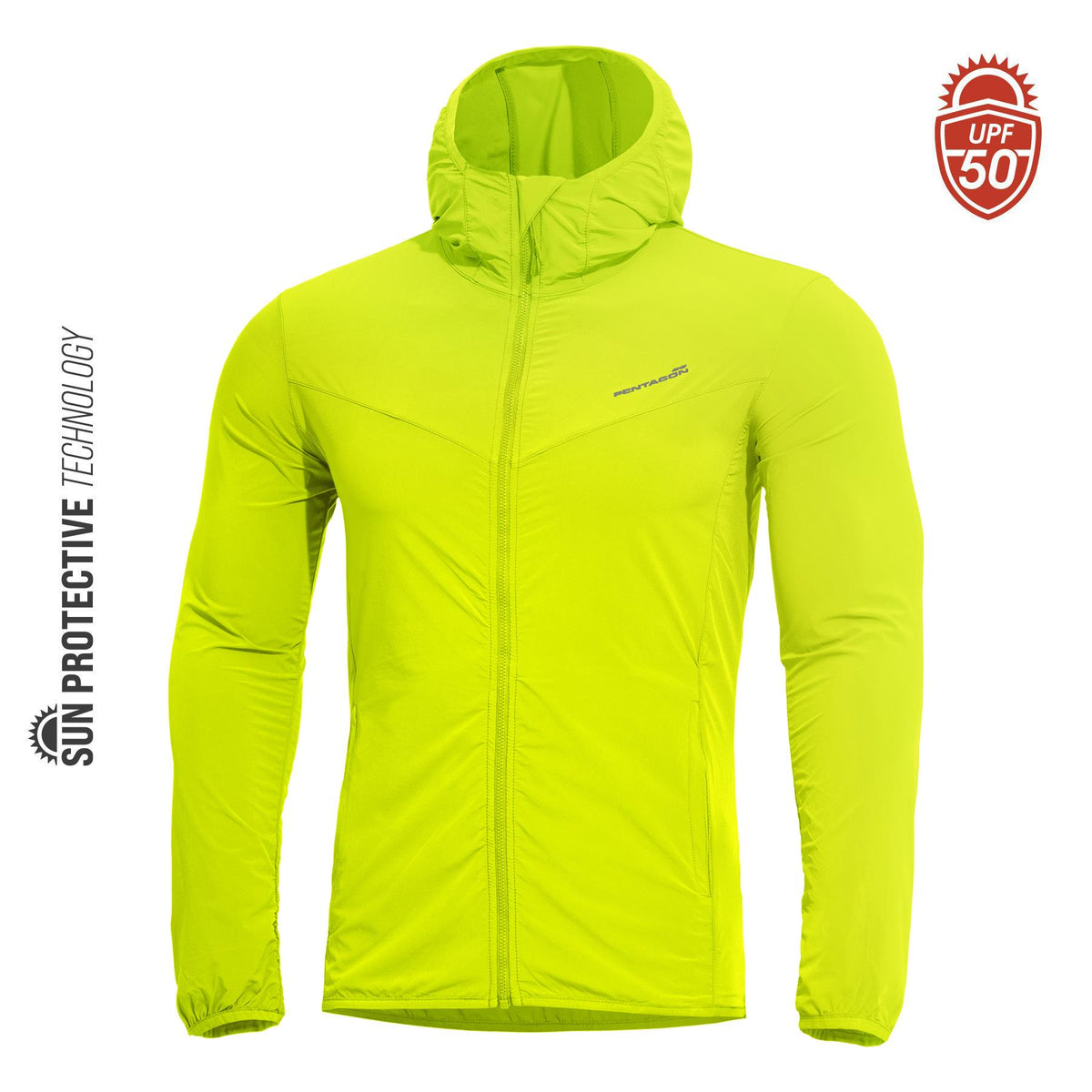Pentagon Helios Sun jakna SPF +50, fluorescentno rumena