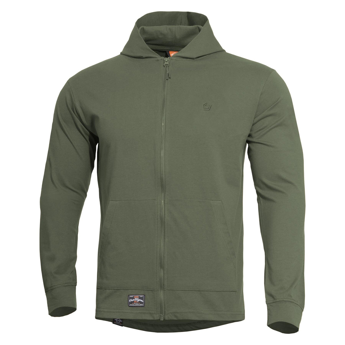 Pentagon Agis Ring Spun moški pulover s kapuco, camo green