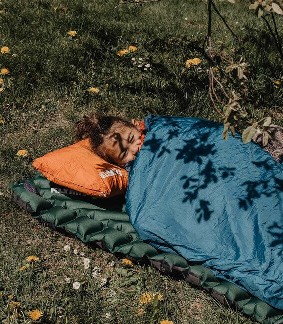 Klymit Static V Short napihljiva podloga za spanje, zelena
