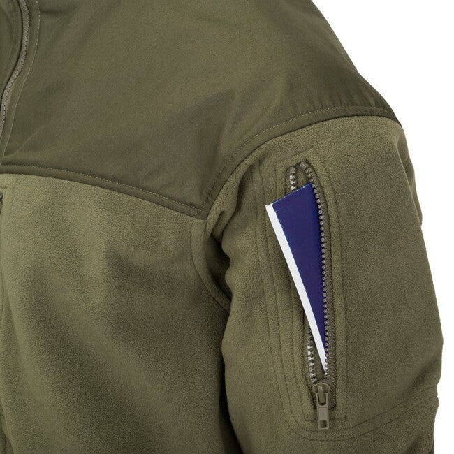 Helikon-Tex Classic Army Ενισχυμένο Φούτερ Fleece, λαδί-μαύρο