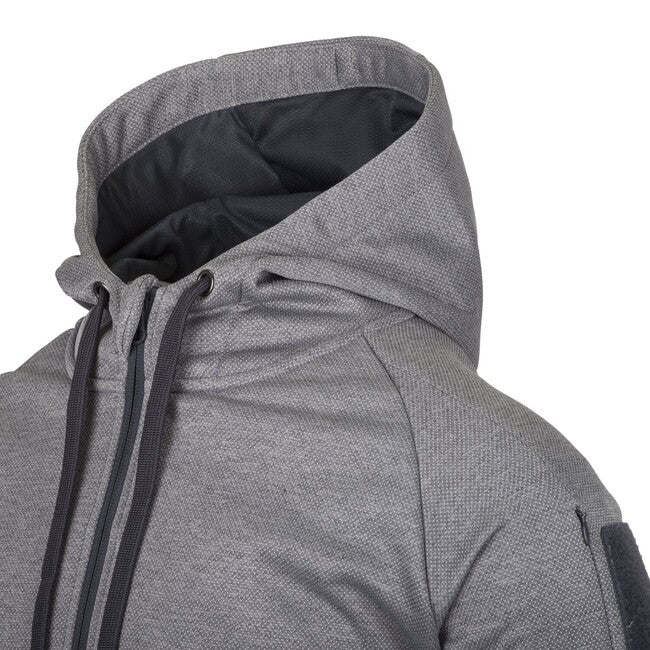 Helikon-Tex URBAN TACTICAL HOODIE pulover s kapuco (FullZip), črna