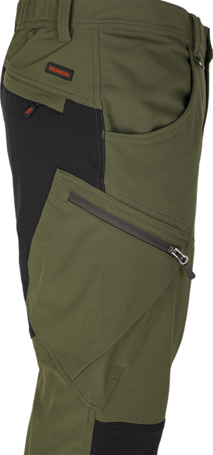 Bennon Fobos Outdoor Work Pants, Green/Black