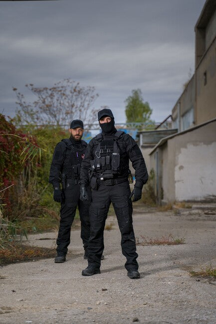 Pentagon Police pas moški 5cm, črn