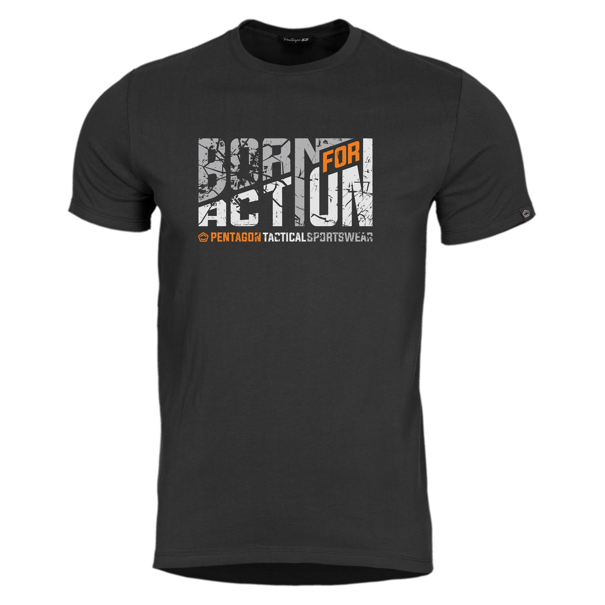Pentagon Born for Action t-shirt, black