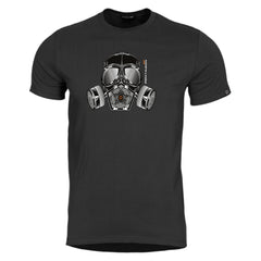 Pentagon Gas Mask majica, črna