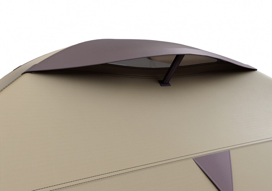 Husky Bird 3 Plus ultralight expedition tent for 3 persons, Black Coating light brown