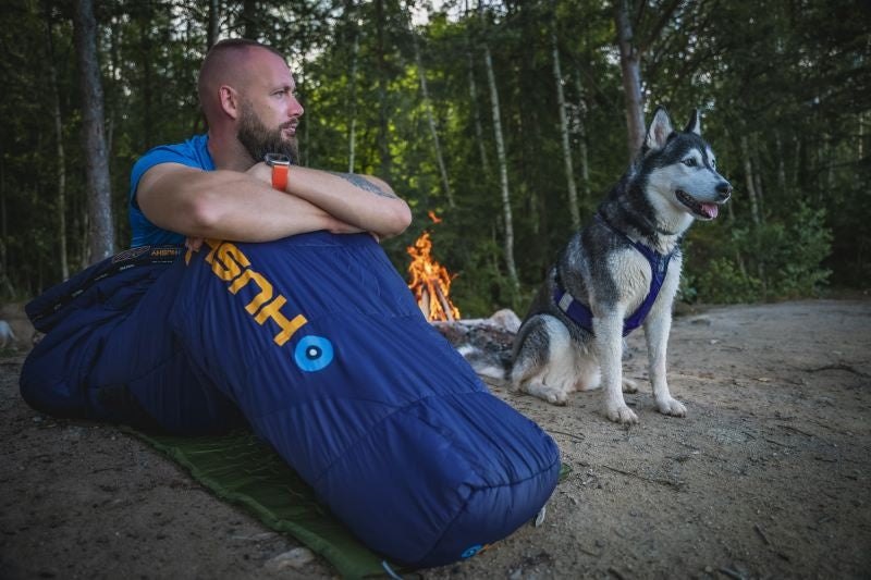 HUSKY Enjoy Long spalna vreča, modro oranžna