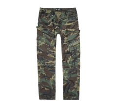 Brandit Adven Slim Fit hlače, woodland