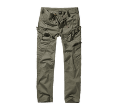 Brandit Adven hlače slim fit, oljčna
