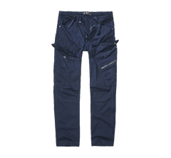 Brandit Adven Slim Fit hlače, mornarsko modra